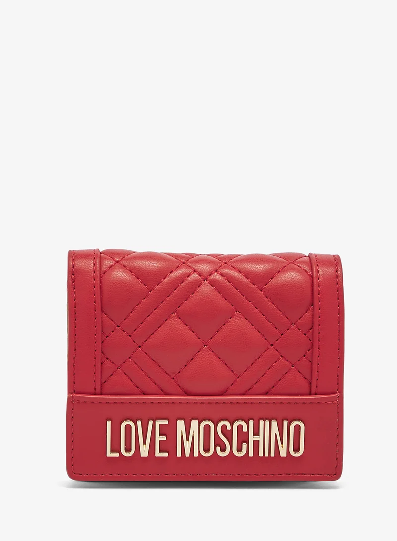 Love Moschino Quilted PU Wallet Quilted Collection